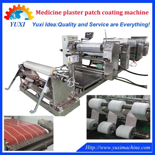 Medical Pain Relief Plaster Patch Coating Machine
